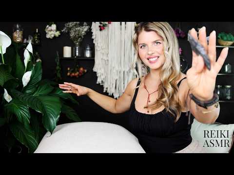 "Deep Forest Grounding" ASMR REIKI Soft Spoken & Personal Attention Healing Session (Stormy Night)