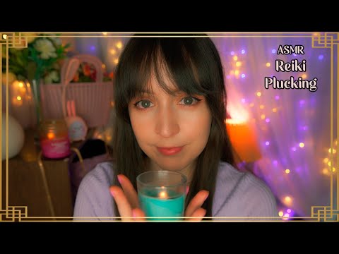 ⭐ASMR Reiki Plucking to Help you Sleep [Sub] Mouth Sounds, Hand Sounds