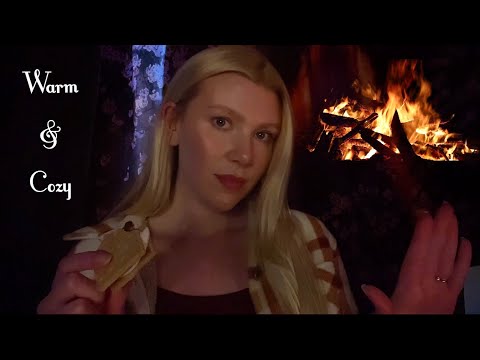 Cozy Girl at a Bonfire Makes you a S'more 🔥ASMR Role Play