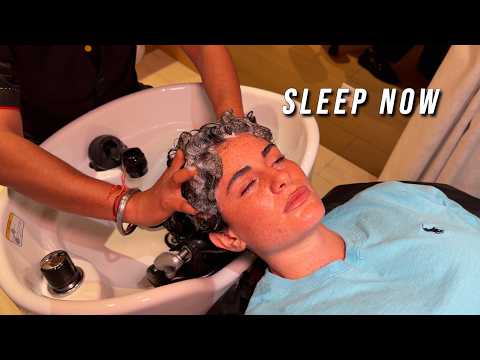 ASMR: Luxury Scalp, Head Indian Massage, Kerastase hair Care and Pedicure