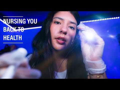 ASMR | NURSING YOU BACK TO HEALTH - Let me take care of you before you sleep 😴