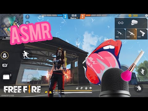 ASMR CON BROCHITA + MOUTH SOUNDS 💖 ASMR FREE FIRE