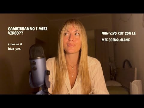 SONO TORNATA 🥂 (asmr ita) 