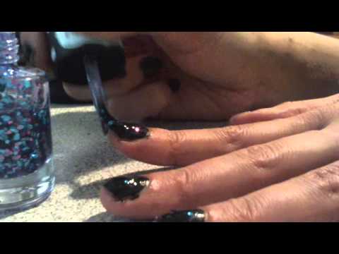 Lady Gaga Nail Halloween Look Nail Polish  - Beauty Nail Tutorial