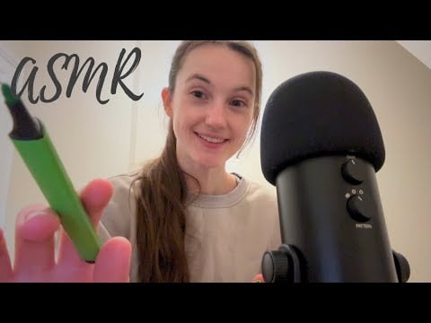ASMR Redrawing Your Face (gentle but quick)