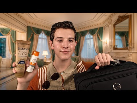 ASMR Rich Friend Helps You Pack for Your Luxury Vacation 🌴