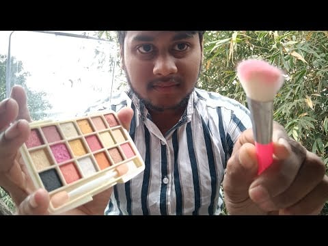Doing Your Makeup💄Application ASMR Outdoor 