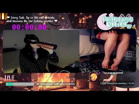 💜🎧+18 (3DIO) ASMR - Spicy Chat, Relax & Sleep well - Feet, Mouth sounds Kisses #FeetLoversWelcome 💜