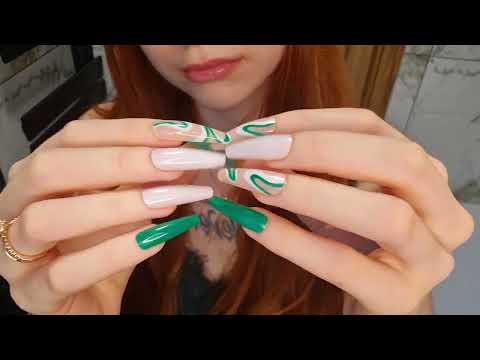 long nail tapping asmr 💅🏻