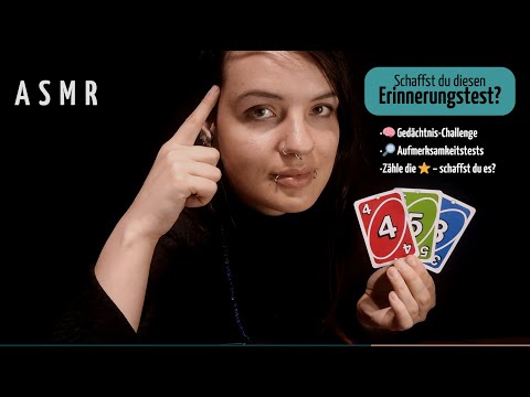 Nur die SCHLAUESTEN bestehen diesen Test! 🤯 | ASMR Erinnerungstest Deutsch | Let's play a game