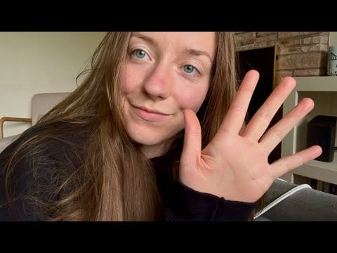 asmr whispered positive affirmations, negativity plucking, & hand movements 🖤🐞