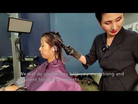 Korean Hair salon ASMR (visual and auditory activation) I hope you enjoy the long video!!