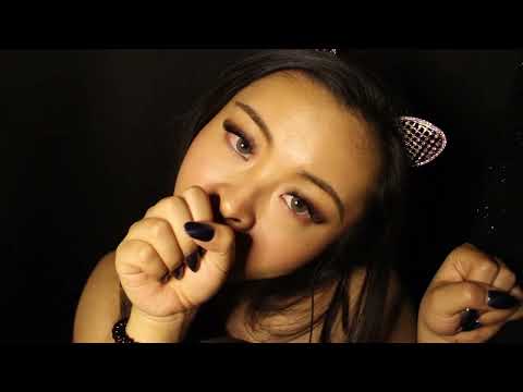 ASMR - cute kitty gives you love