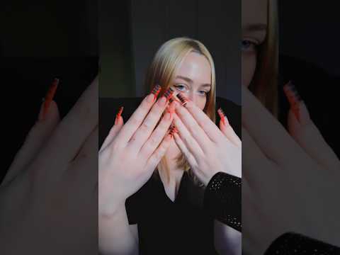 #asmr this year's Halloween nails 🎃