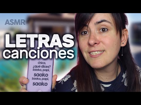 ASMR SUSURRANDO letras de CANCIONES ¿Las adivináis? | Zeiko ASMR