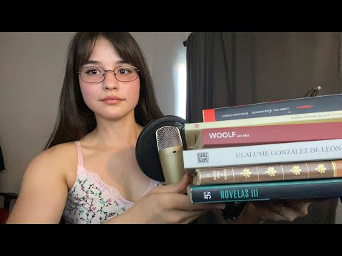 ASMR casero: mis libros favoritos 🤍 soft spoken