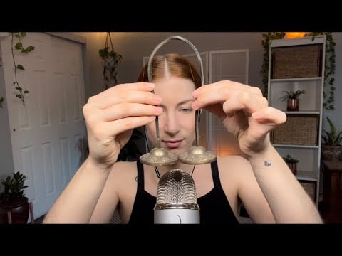 Asmr healing vibrations of tingsha instrument #shorts