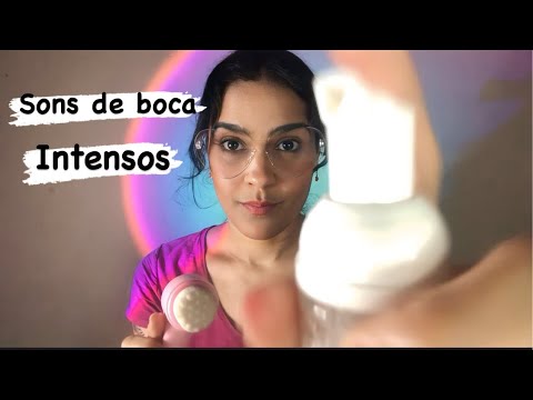 ASMR - limpando o seu lindo rostinho! ⚡️Sons de boca intensos 🚨