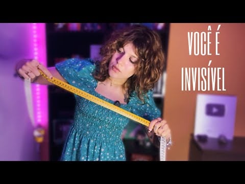 ASMR COSTUREIRA TIRANDO SUAS MEDIDAS, MAS VOCÊ É INVISÍVEL
