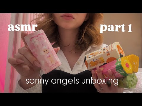 ASMR Sonny Angels Unboxing. Whispers. Tapping. Lo-Fi. Hand Movements. Mouth Sounds.