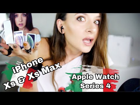 🇮🇹 iPhone Xs, Xs Max, Apple Watch Series 4 Unboxing ITA *ASMR