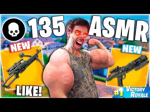 ASMR FAST MOUTH SOUNDS FORTNITE SOLO VS SQUAD (135 KILLS💀) - ASMR EN ESPAÑOL