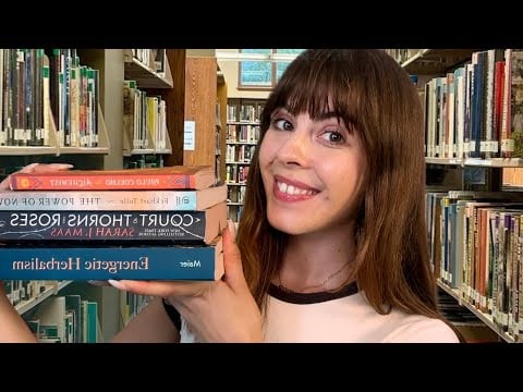 ASMR Cozy Library Assistant Roleplay 📚 | Book Sounds, Scanning, Page Turning