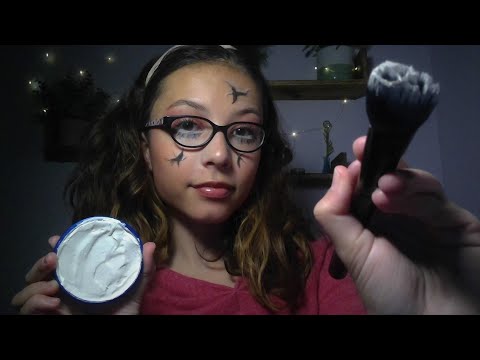 ASMR - Doing Your Halloween Makeup Roleplay