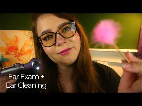 Examining & Cleaning Your Ears for Sleep 💤 ASMR Personal Attention Roleplay