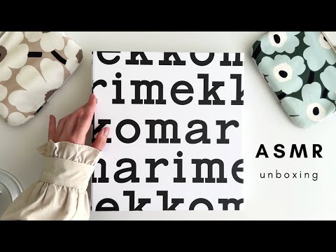 ASMR suomi | Marimekko astiat unboxing & esittely