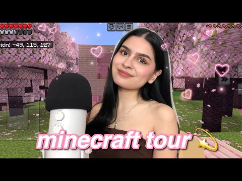 asmr | tour por mi mundo en minecraft