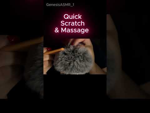 ASMR Quick Scalp Scratch & Massage #shorts #asmr #asmrsounds #scalpmassage #micscratching
