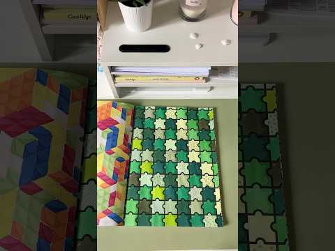Oddly Satisfying Coloring Green Combo 💚 #asmrcoloring #satisfyingpatterns #oddlysatisfyingvideos