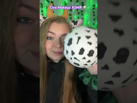 Cow makeup ASMR PART 1 #asmr #asmrsounds #shorts #shortsasmr #asmrmakeup #satisfying