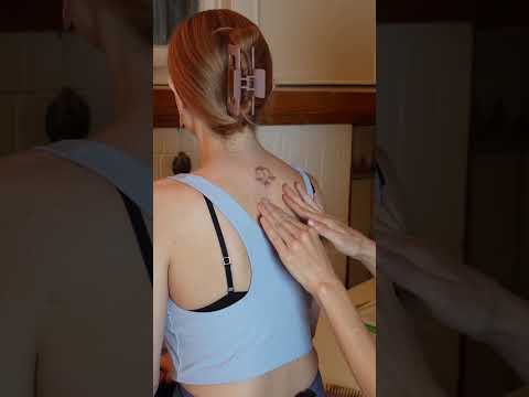 Asmr back exam #asmr #asmrsounds #asmrvideo #relaxing #relax #satisfying #satisfyingvideo #tingles