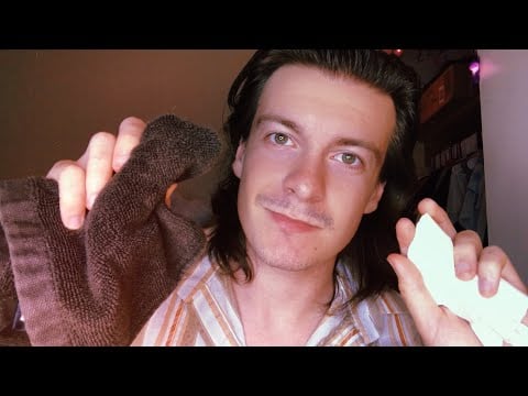 [ASMR] Wiping Your Face with Napkins & Washcloth | Visual ASMR Triggers