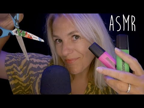 ASMR FR ✏️ 🎒 Je te rassure avant la rentrée ❤️