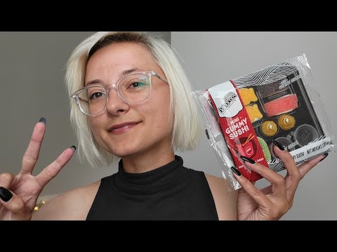 ASMR + Mukbang | Sushi Candy 🍣 & Soft Spoken Chatting