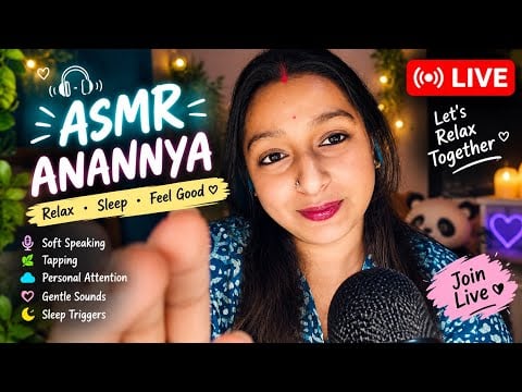 💖 ASMR Live • I’ll Help You Relax & Sleep Tonight 💤