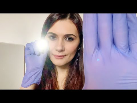 ASMR Eye Exam with Light Triggers (soft spoken)