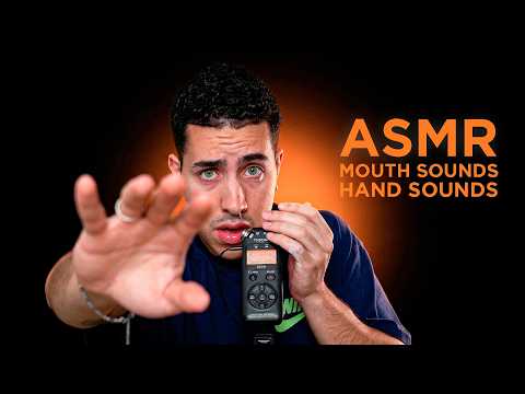 ASMR MOUTH SOUNDS & HAND SOUNDS PRA VOCÊ DORMIR 😴