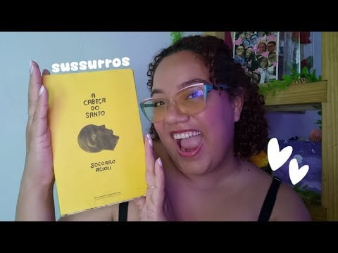 ASMR com uma LEITURA MUUUITO RELAXANTE 😍💕