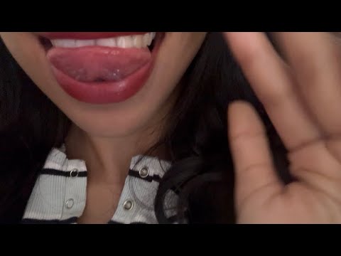 Upclose ASMR || whisper ramble with gum chewing 