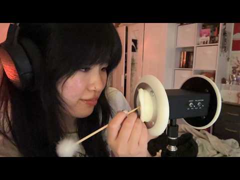 ASMR Tingly 3Dio Ear Whispers, Cleaning, and Massages