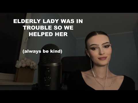ASMR an elderly woman fell in front of me in Warsaw (Ukrainian girl storytime)