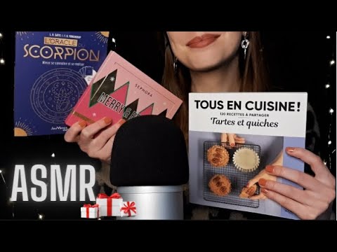 ASMR - MES CADEAUX DE NOËL 2021 ! 😍🎁