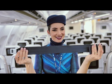 MEU ASMR DOS SONHOS - UM VOO AZUL | Comissária de Voo  💙 Sweet Carol