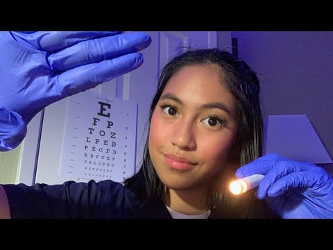 ASMR Eye Exam 👁 [doctor roleplay, personal attention, typing, soft spoken, etc.]