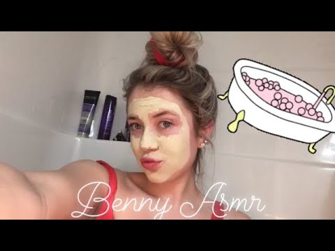 ASMR In the Bath Ft. Face Mask 🛀