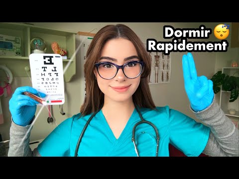 ASMR Infirmière 👩‍⚕️ Examen Médical Complet : Vue, Nerfs Crâniens & Relaxation🩺 Soft Spoken Roleplay